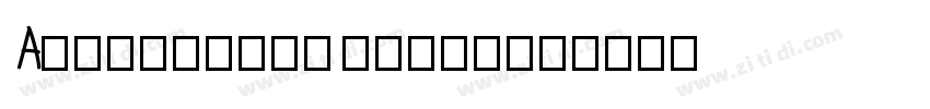 ALexandria regualr字体转换